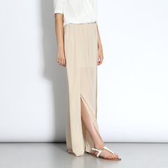 Wide leg floaty chiffon trousers