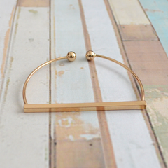 Gold-tone bar bangle