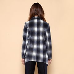 Double Breast Tartan Jacket